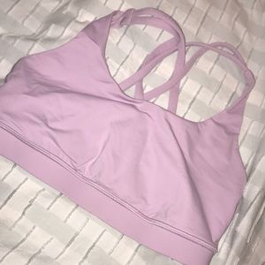 Lululemon pink sports bra